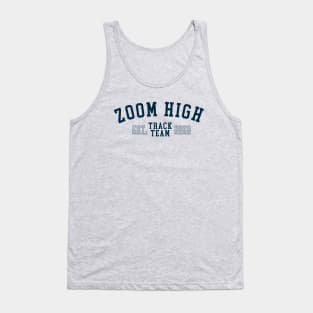 Zoom High Track Team Gym Shirt (Navy) Tank Top